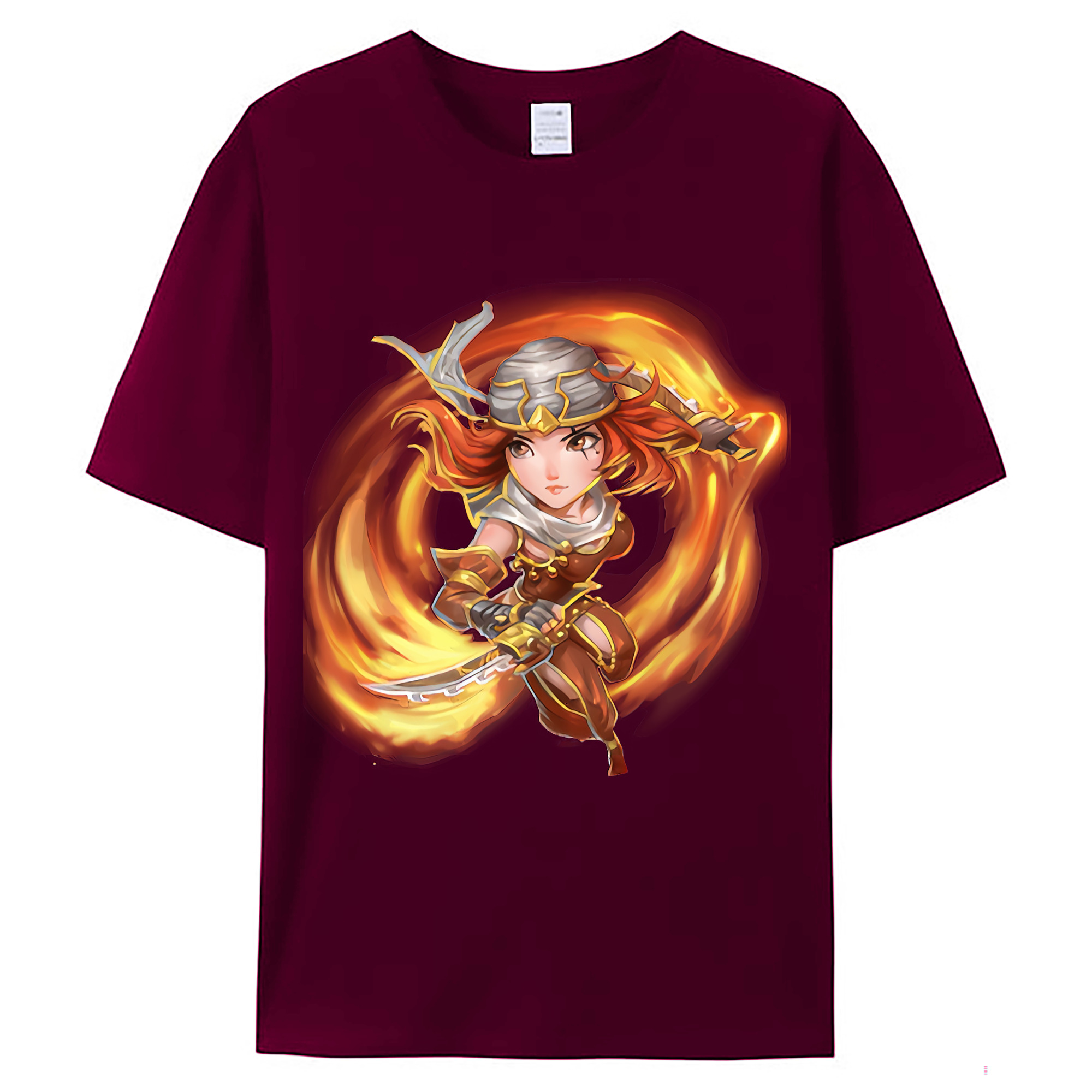 （画像用） リーグ・オブ・レジェンド League of Legends LOL レディースカジュアルプリントTシャツ（綿100％）